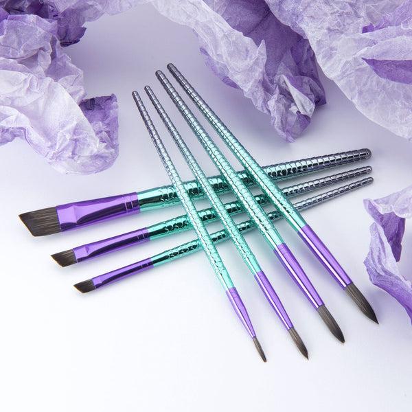 Royal And Langnickel MYTH 203 | Mythos™ Mermaid 7pc Round/Angular Brush Set