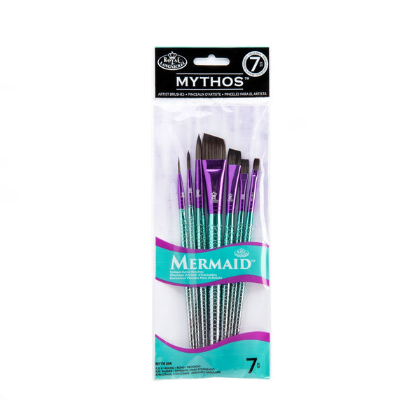 royal and langnickel MYTH 204 | Mythos™ Mermaid 7pc Variety Brush Set royal and langnickel MYTH 204 | Mythos™ Mermaid 7pc Variety Brush Set
