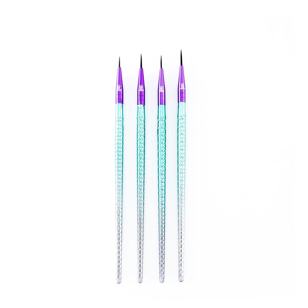 Royal And Langnickel MYTH 301 | Mythos™ Mermaid 4pc Liner Brush Set