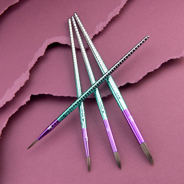 Royal And Langnickel MYTH 302 | Mythos™ Mermaid 4pc Round Brush Set