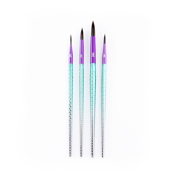 Royal And Langnickel MYTH 302 | Mythos™ Mermaid 4pc Round Brush Set