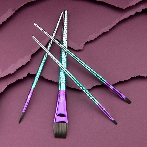 Royal And Langnickel MYTH 303 | Mythos™ Mermaid 4pc Variety Brush Set
