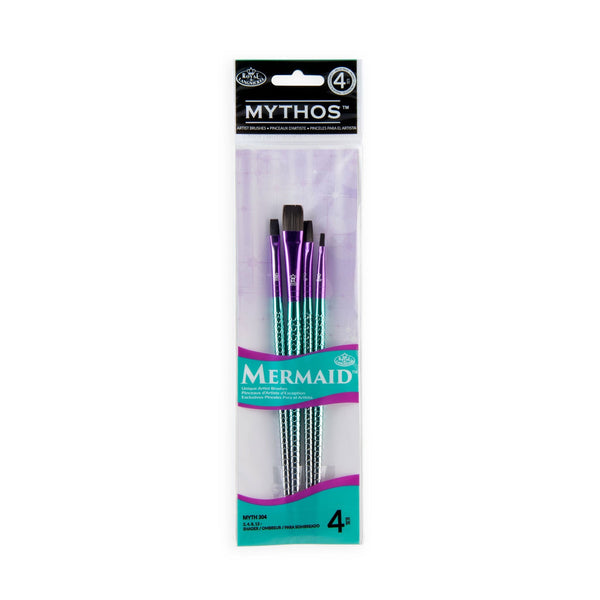royal and langnickel MYTH 304 | Mythos™ Mermaid 4pc Shader Brush Set royal and langnickel MYTH 304 | Mythos™ Mermaid 4pc Shader Brush Set