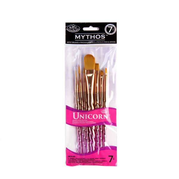 royal and langnickel MYTH 401 | Mythos 7pc Unicorn Brush Set royal and langnickel MYTH 401 | Mythos 7pc Unicorn Brush Set