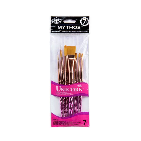 royal and langnickel MYTH 402 | Mythos™ Unicorn 7pc Variety Brush Set royal and langnickel MYTH 402 | Mythos™ Unicorn 7pc Variety Brush Set