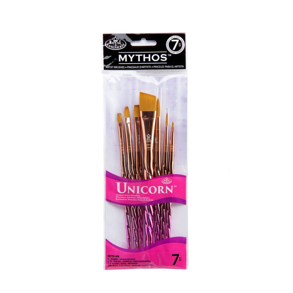 royal and langnickel MYTH 403 | Mythos™ Unicorn 7pc Variety Brush Set royal and langnickel MYTH 403 | Mythos™ Unicorn 7pc Variety Brush Set