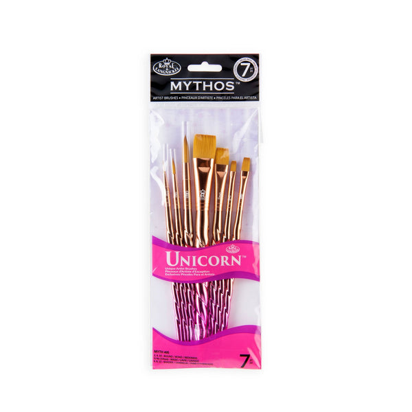 royal and langnickel MYTH 405 | Mythos™ Unicorn 7pc Variety Brush Set royal and langnickel MYTH 405 | Mythos™ Unicorn 7pc Variety Brush Set