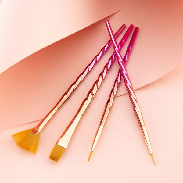 Royal And Langnickel MYTH 503 | Mythos™ Unicorn 4pc Variety Brush Set