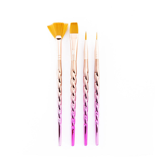 Royal And Langnickel MYTH 503 | Mythos™ Unicorn 4pc Variety Brush Set
