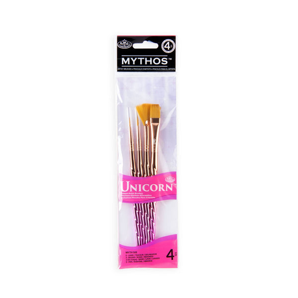 royal and langnickel MYTH 503 | Mythos™ Unicorn 4pc Variety Brush Set royal and langnickel MYTH 503 | Mythos™ Unicorn 4pc Variety Brush Set