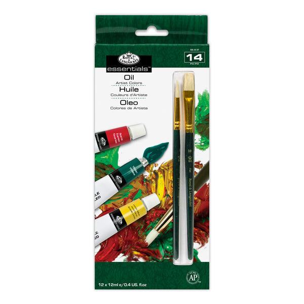 royal and langnickel OIL12 Series | Oil Paint Packs with Brushes - 12 ml