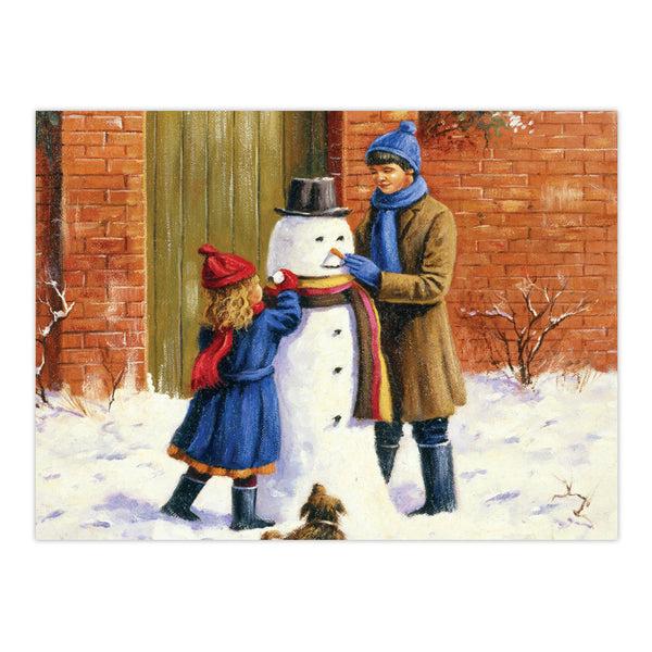 Royal And Langnickel PAL37 | Painting By Numbers™ 13pc 11.25" X 13.375" The Snowman Painting Project