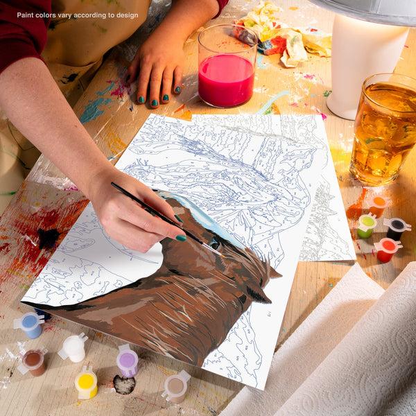 Royal And Langnickel PAL53 | Painting By Numbers™ 13pc 11.25" X 13.375" Making Friends Painting Project