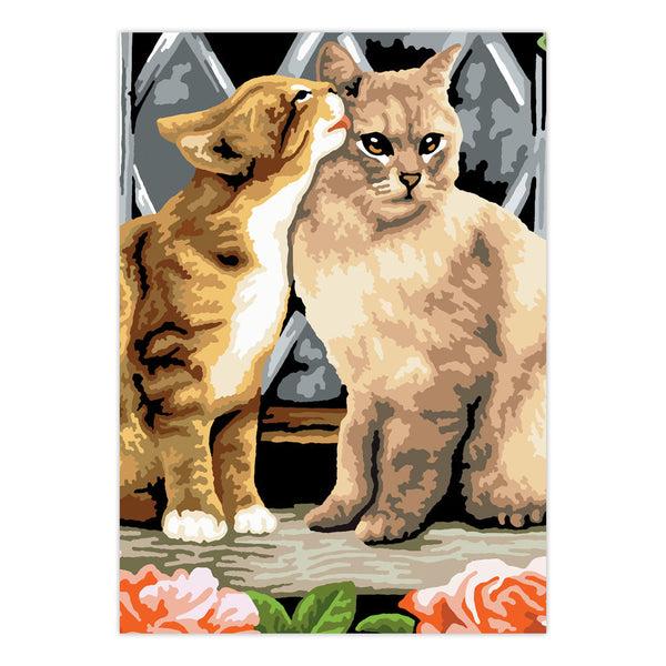 Royal And Langnickel PBN-SET45 | Painting By Numbers™ 21pc 8.75" X 11.75" Small Cats Painting Project 3-Pack