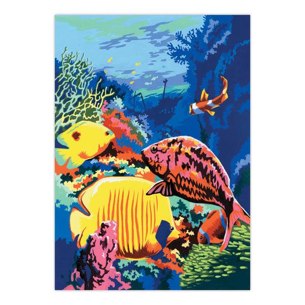 Royal And Langnickel PBN-SET46 | Painting By Numbers™ 21pc 8.75" X 11.75" Sea Life Painting Project 3-Pack