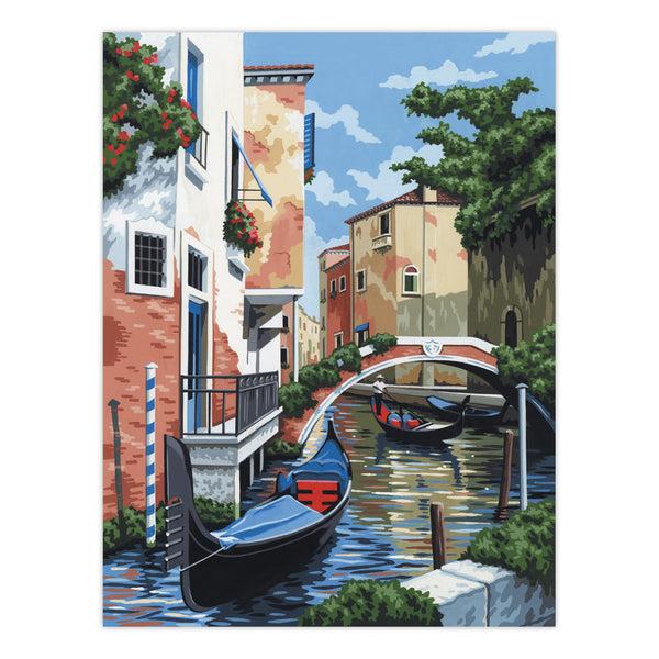 Royal And Langnickel PCS5 | Painting By Numbers™ 10pc 9" X 12" Venetian Scene Canvas Painting Project