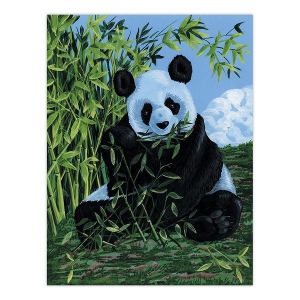 Royal And Langnickel PCS6 | Painting By Numbers™ 10pc 9" X 12" Panda Canvas Painting Project