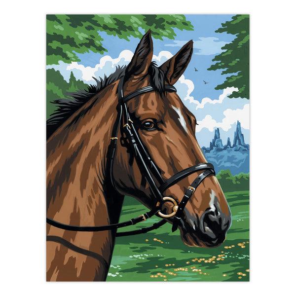 Royal And Langnickel PCS8 | Painting By Numbers™ 10pc 9" X 12" Thoroughbred Canvas Painting Project