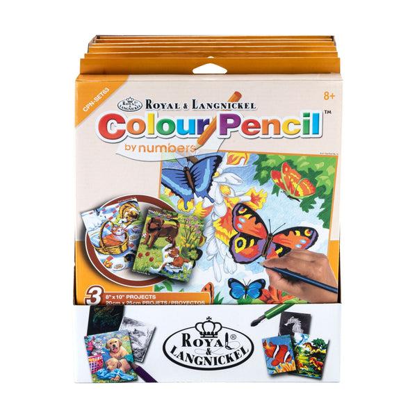 royal and langnickel PDQ-CPN60 | 6pc Colour Pencil Activity Val