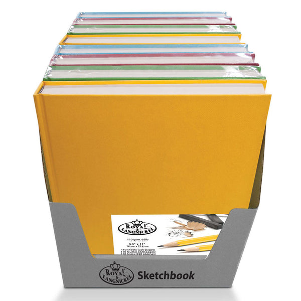 Royal And Langnickel PDQ-SKETCH Series | 5.5" X 8.5" Sketchbooks 8-pack