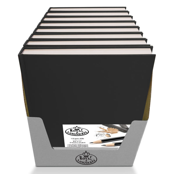 Royal And Langnickel PDQ-SKETCH Series | 8.5" X 11" Sketchbooks 8-pack