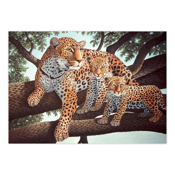 Royal And Langnickel PJL24 | Painting By Numbers™ 13pc 11.25" X 15.375" African Leopard & Cubs Painting Project