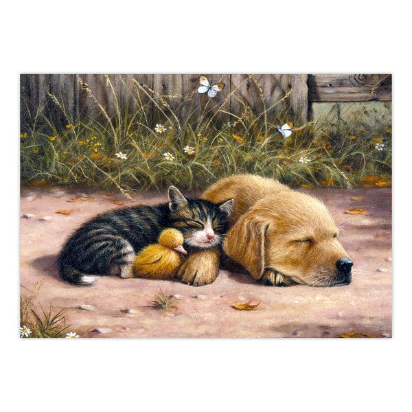 Royal And Langnickel PJL28 | Painting By Numbers™ 13pc 11.25" X 15.375" Sleepy Day Painting Project