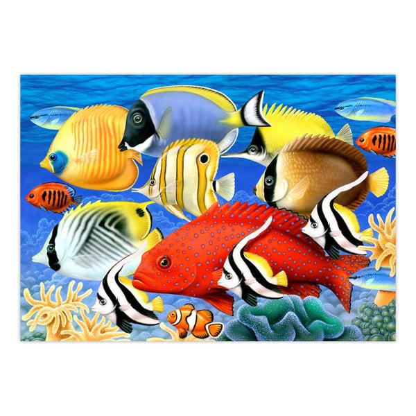 Royal And Langnickel PJL30 | Painting By Numbers™ 13pc 11.25" X 15.375" Tropical Fish Painting Project
