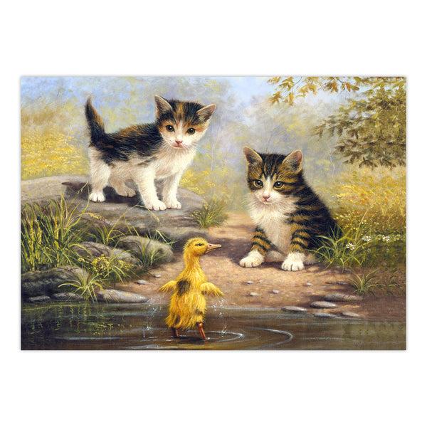 Royal And Langnickel PJL33 | Painting By Numbers™ 13pc 11.25" X 15.375" Pond Pals Painting Project