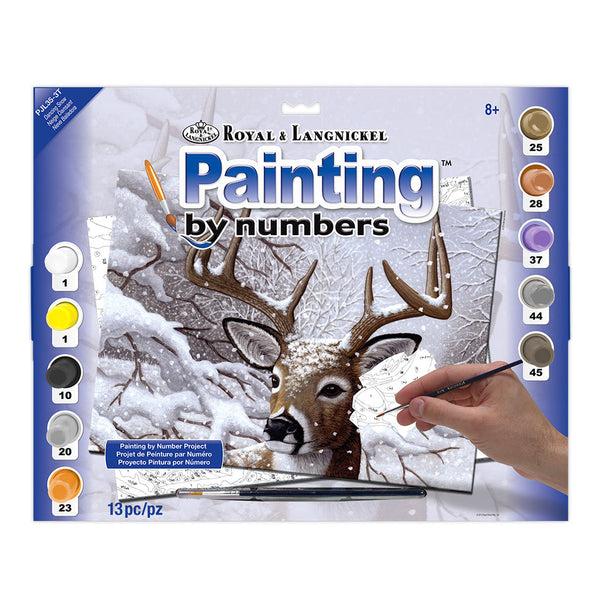 royal and langnickel PJL35 | Painting by numbers™ 13pc 11.25" x 15.375" Dancing Snow Painting Project