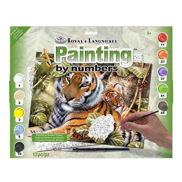 royal and langnickel PJL36 | Painting by numbers™ 13pc 11.25" x 15.375" In the Shadows Painting Project