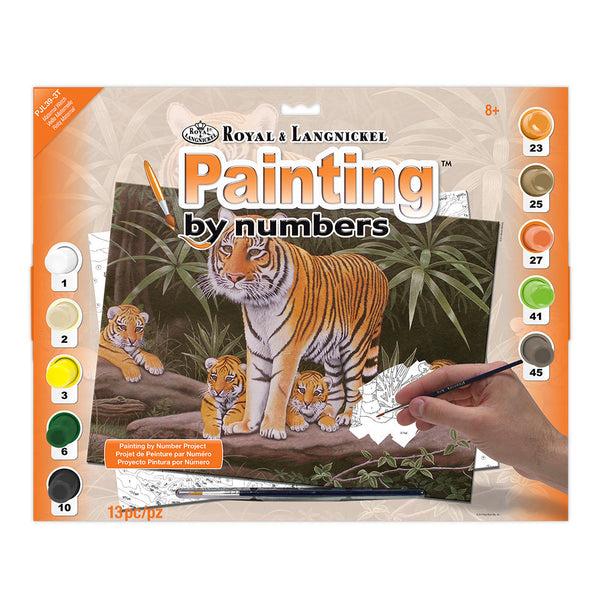 royal and langnickel PJL39 | Painting by numbers™ 13pc 11.25" x 15.375" Maternal Watch Painting Project