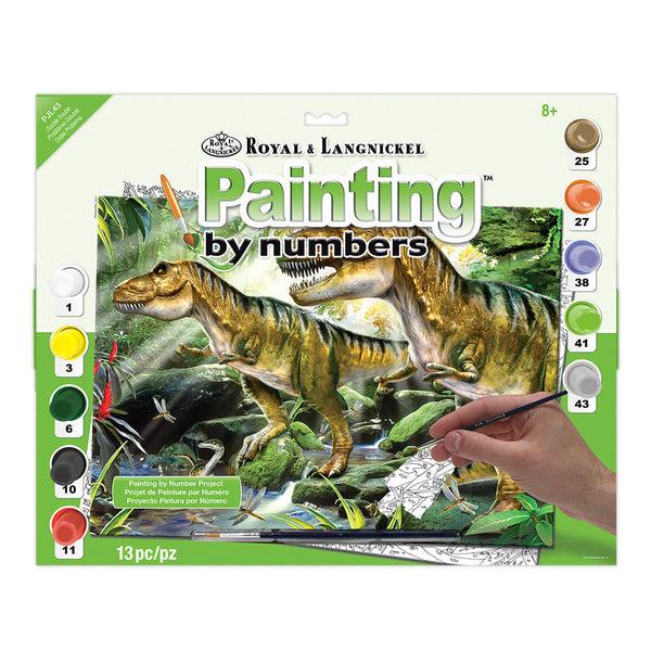 royal and langnickel PJL43 | Painting by numbers™ 13pc 11.25" x 15.375" Double Trouble Painting Project