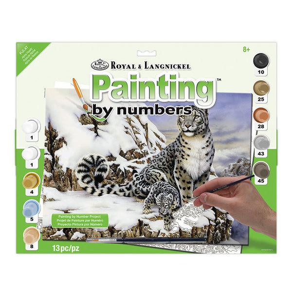 royal and langnickel PJL47 | Painting by numbers™ 13pc 11.25" x 15.375" Alpine Royalty Painting Project