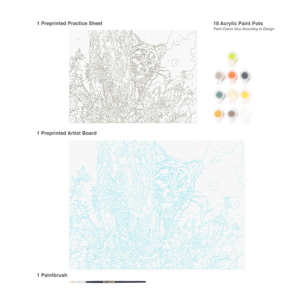 Royal And Langnickel PJL48 | Painting By Numbers™ 13pc 11.25" X 15.375" Secret Admirer Painting Project