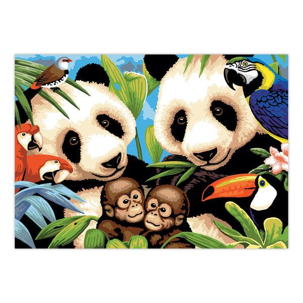 Royal And Langnickel PJL8 | Painting By Numbers™ 13pc 11.25" X 15.375" Endangered Animals Painting Project