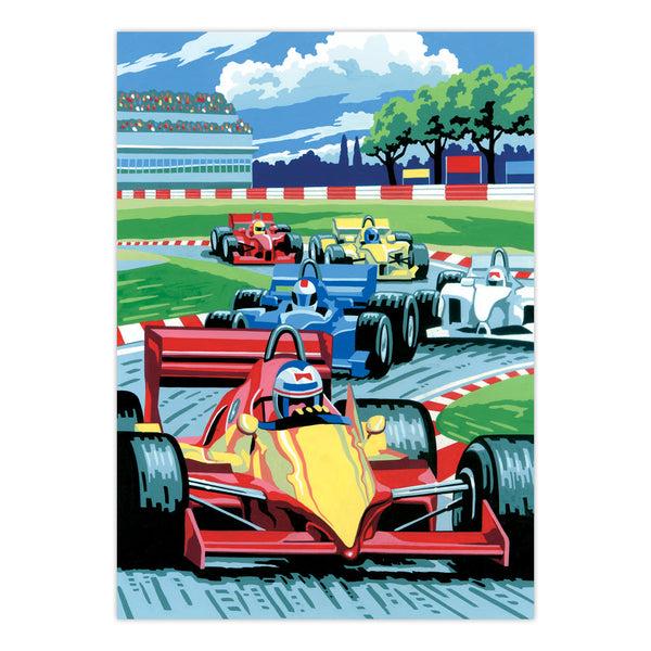 Royal And Langnickel PJS12 | Painting By Numbers™ 10pc 8.75" X 11.375" Grand Prix Painting Project