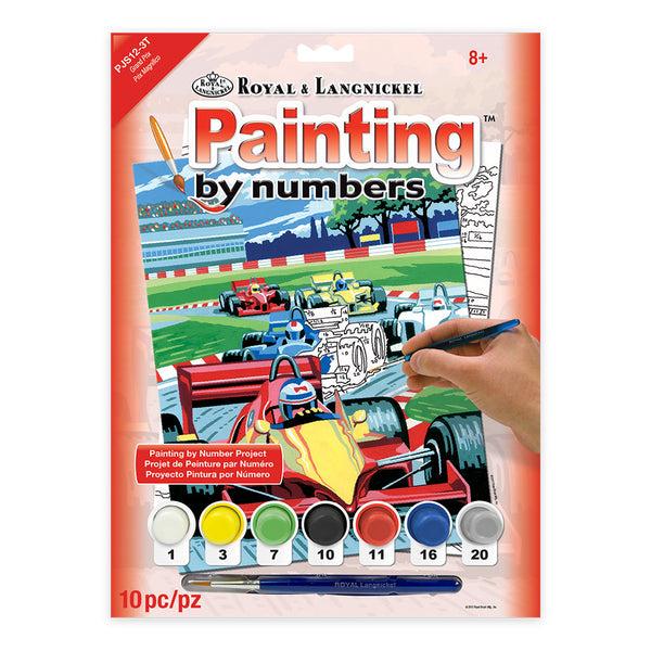 royal and langnickel PJS12 | Painting by numbers™ 10pc 8.75" x 11.375" Grand Prix Painting Project