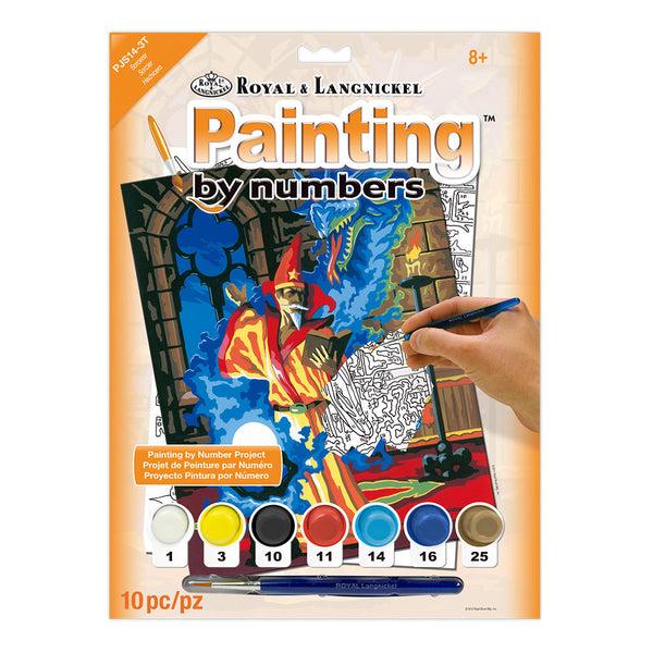 royal and langnickel PJS14 | Painting by numbers™ 10pc 8.75" x 11.375" Sorcerer Painting Project