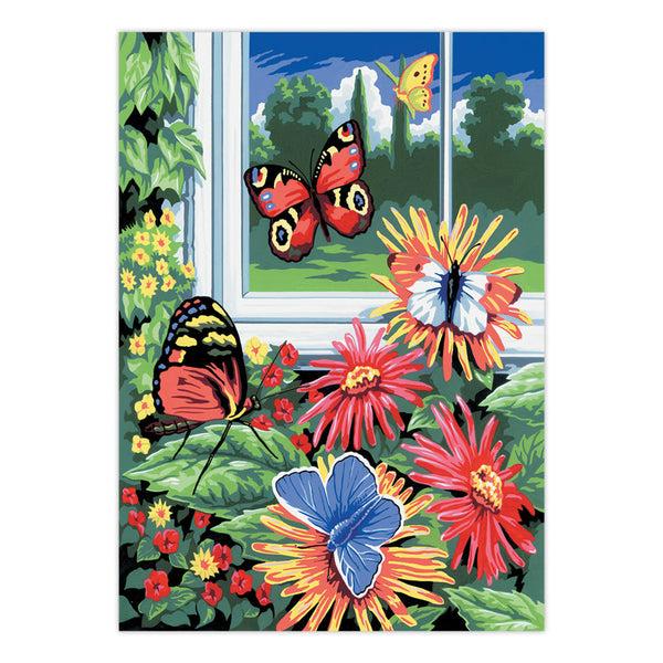 Royal And Langnickel PJS17 | Painting By Numbers™ 10pc 8.75" X 11.375" Butterflies Painting Project