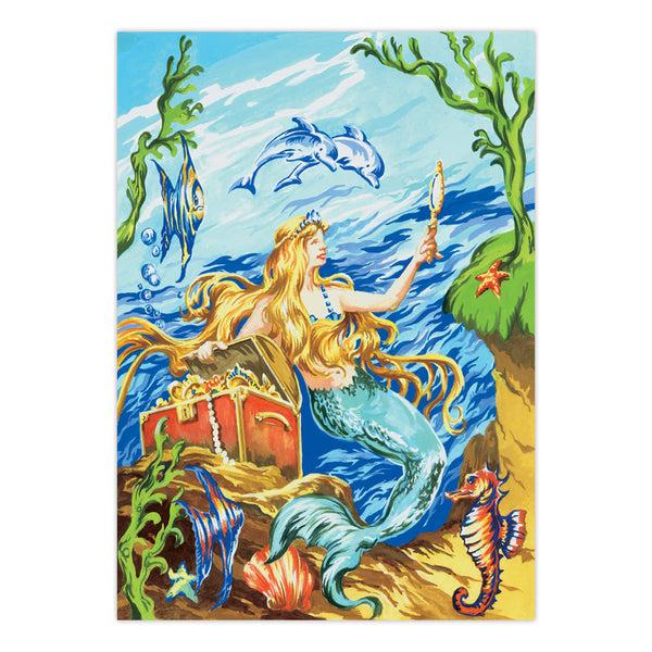 Royal And Langnickel PJS19 | Painting By Numbers™ 10pc 8.75" X 11.375" Mermaid Painting Project