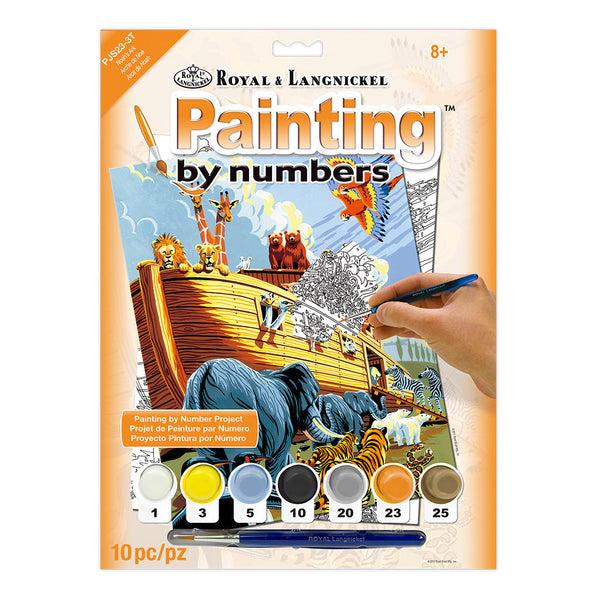royal and langnickel PJS23 | Painting by numbers™ 10pc 8.75" x 11.375" Noah's Ark Painting Project