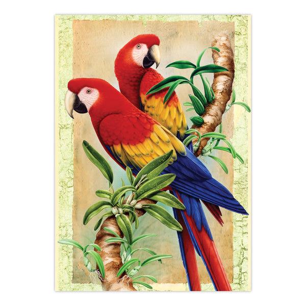 Royal And Langnickel PJS38 | Painting By Numbers™ 10pc 8.75" X 11.375" Bamboo Parrots Painting Project