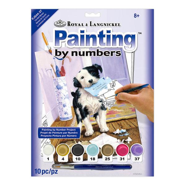 royal and langnickel PJS44 | Painting by numbers™ 10pc 8.75" x 11.375" The Mail Menace Painting Project