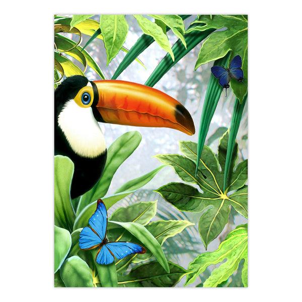 Royal And Langnickel PJS53 | Painting By Numbers™ 10pc 8.75" X 11.375" Jungle Toucan Painting Project