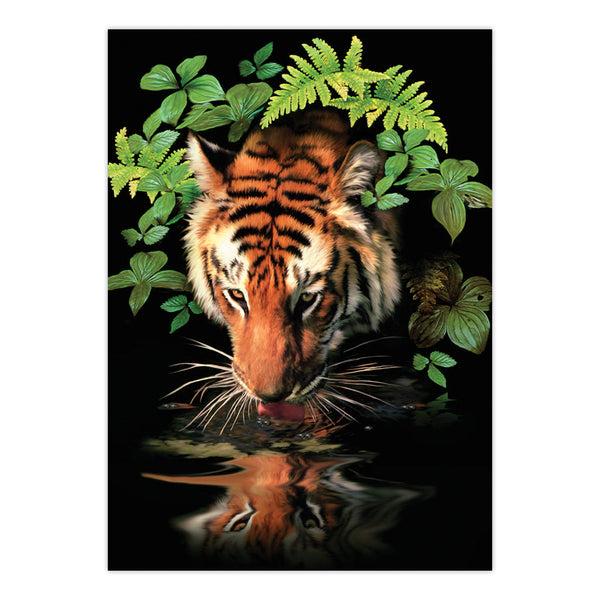 Royal And Langnickel PJS57 | Painting By Numbers™ 10pc 8.75" X 11.375" Thirsty Tiger Painting Project