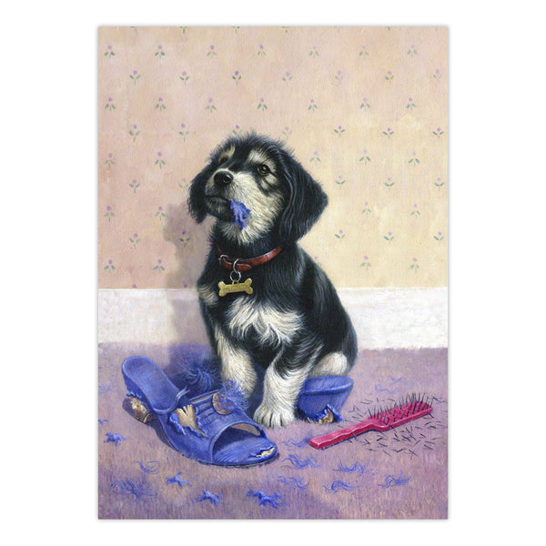 Royal And Langnickel PJS62 | Painting By Numbers™ 10pc 8.75" X 11.375" Bad Puppy Painting Project