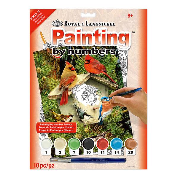 royal and langnickel PJS70 | Painting by numbers™ 10pc 8.75" x 11.375" Native Neighbors Painting Project