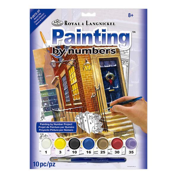 royal and langnickel PJS72 | Painting by numbers™ 10pc 8.75" x 11.375" Abercorn Way Painting Project