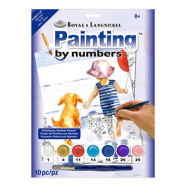 royal and langnickel PJS77 | Painting by numbers™ 10pc 8.75" x 11.375" Splish-Splash Painting Project